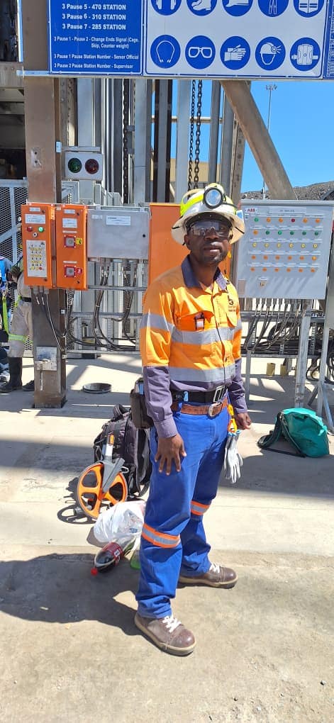Tiroyamodimo Mixon, HR and Logistics Director, in protective workwear